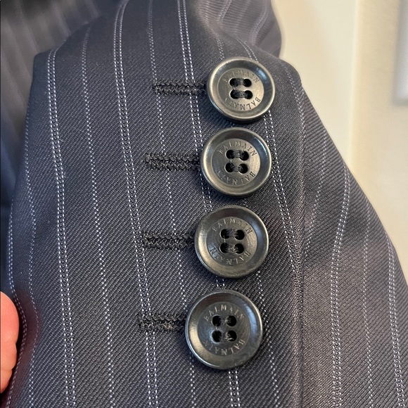 Balmain Paris Vintage Pinstripe Suit Coat - Picture 8 of 16